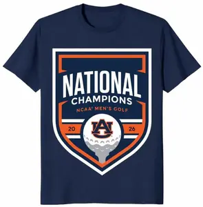 Auburn Tigers 2026 NCAA Golf National Champs Shirt