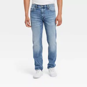Goodfellow & Co Men's Mid Rise Slim Straight Leg Fit Ankle Jeans Midweight