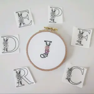 stick and stitch embroidery letters pattern embroidery patterns