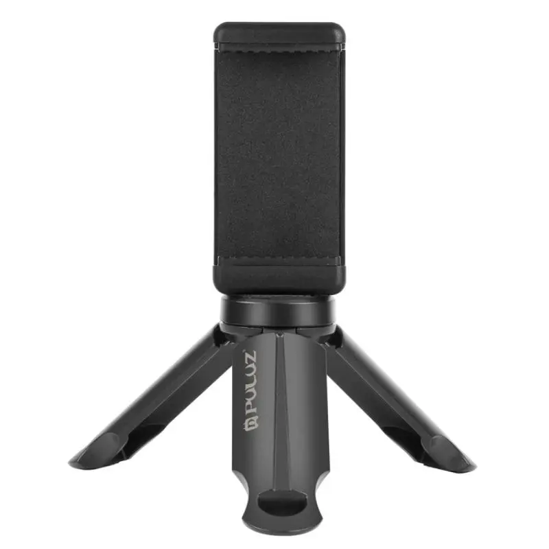 PULUZ Mini Foldable Tripod with Phone Holder, Portable Selfie Tripod Stabilizer, Universal Mobile Phone Accessories for iPhone & Android, Phone Accessories, Folding