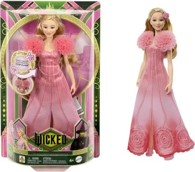 Universal Pictures' Wicked Singing Glinda Fashion Doll, Posable with Removable Movie Fashions & Accessories  [COLLECTIBLES] Paper Doll