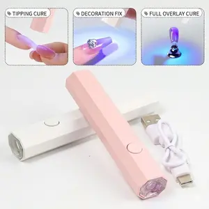 Handheld UV Light for Gel Nails, Steady light output ensures even curing effect