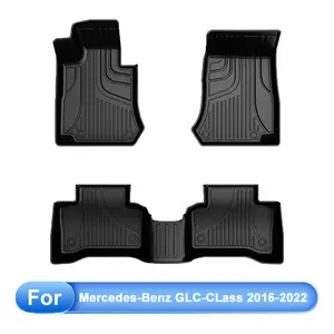 For Mercedes-Benz GLC 300/250/300e/43 AMG/63 AMG 2016-2022 Car Liners Floor Mats