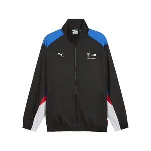 PUMA Mens Bmw M Motorsport Woven Jacket Athletic Outerwear Casual - Black
