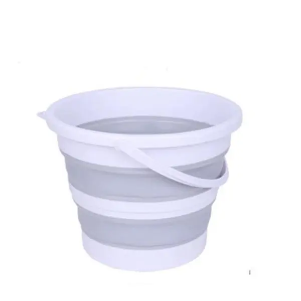 Collapsible Storage Bucket 10L 15L Space Saving Design for Outdoor Adventures & Household Cleaning Durable Easy Carry Portable Folding Bucket