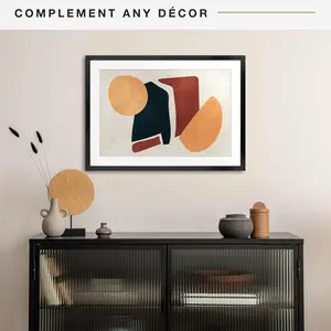 Studio Gallery 18x24 Poster Frame Black Woodgrain, Vertical & Horizontal Wall Hanging Large Picture Frame for Photos, Posters & Art Prints (1-Pack) Decor Traditional Decoration Mdf Resistant Wooden