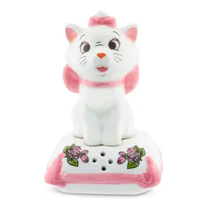 Disney The Aristocats Marie With Pillow Ceramic Salt and Pepper Shaker Set