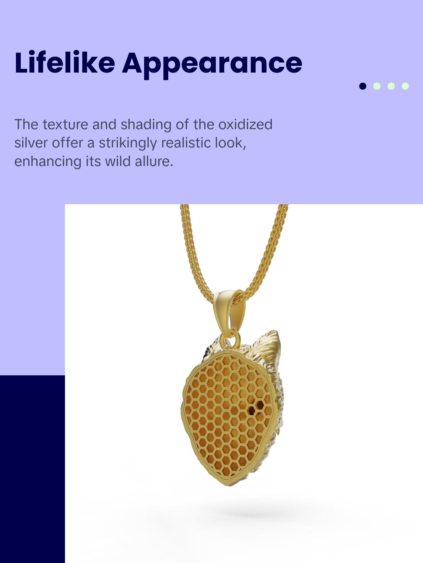 Fearless Wolf Necklace