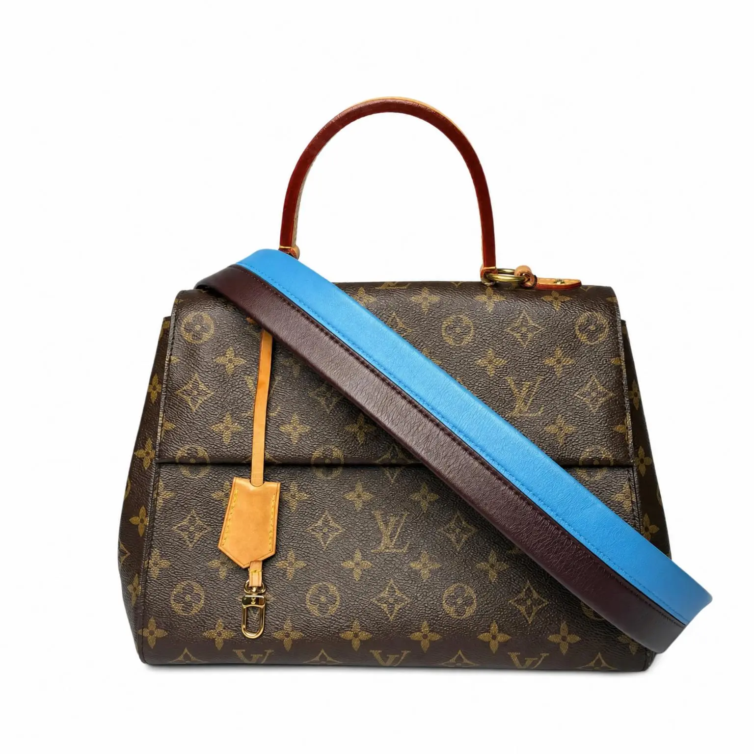 Pre-owned Louis Vuitton X X LV Monogram Cluny MM Handle Bags Brown 20260606 122