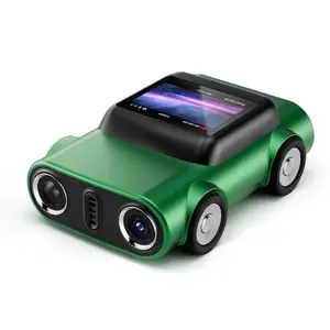 2026 New Car-Shaped Mini Camera, 2K High Definition, LED Fill Light with Keychain, 0.96-inch LCD Screen, Portable for Travel, Concert Recording Essential
