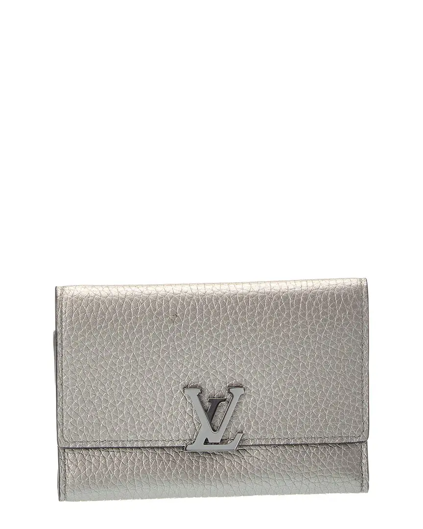 Louis Vuitton Capucines Leather Compact Wallet (Authentic Pre- Loved)