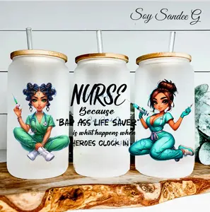 Pretty Nurse - UVDTF Wrap for cups/hard surfaces sticker