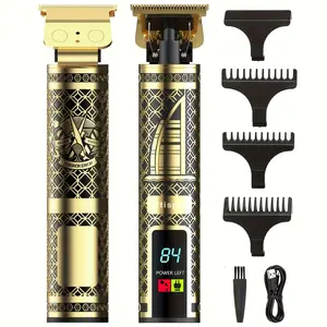 Cordless Hair Clipper Kit – Hair Trimmer for Men, Sharp Blades, LED Display,, Travel Case, and Storage Comfort