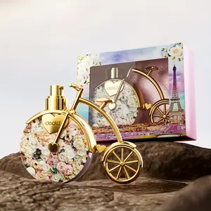 1PCS 0.85oz(25ML)Self Rose Bicycle Shape Perfume,Elegant And Refreshing Date Perfume,,Fresh Floral Spray Perfume,Floral Scents Perfume,With Gift Box Packaging Suitable For Gifts,Long-Lasting Charming Personal Perfume For Women,Birthday Gifts,