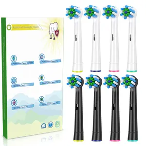 Replacement Toothbrush Heads, Replaceable Brush Heads, 8 Counts/set Soft Bristles Toothbrush Heads, Oral Care Products for Pro 1000 Smart 1500 Genius X