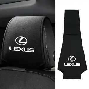 Lexus Car Seat Headrest Cover, Badge Logo, Seat Headrest Protector, Phone Storage Bag, Waterproof Durable Car Interior Accessory