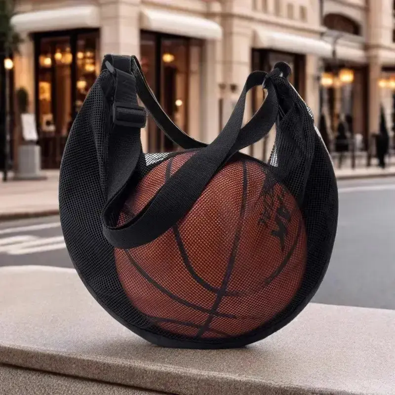 Single Shoulder Basketball Bag, Large Capacity Sports Training Ball Storage Bag, Volleyball Net Bag, Football Bag, Student Basketball Storage Bag