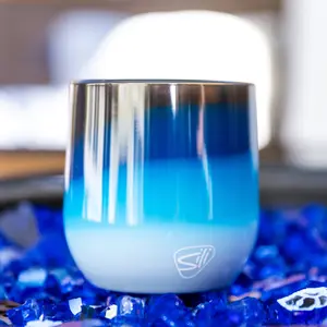 Silipint 12oz Wine Glass - Silicone - Unbreakable Reusable Dishwasher Safe Microwave Safe Vibrant Colors Sleek Design BPA Free Non Toxic Drinkware