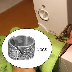 5Pcs Metal Sewing Thimble Metal Thimbles for Hand Sewing for Needlework ,Deals for you days