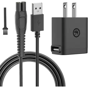 5V1A Charger Compatible with Philips Norelco One Blade QP2724 QP2834 QP1324,for Phillips QP1924 QP4631 QP6507 QP6552 PQ888 PQ889 Electric Trimmer Charging Cord