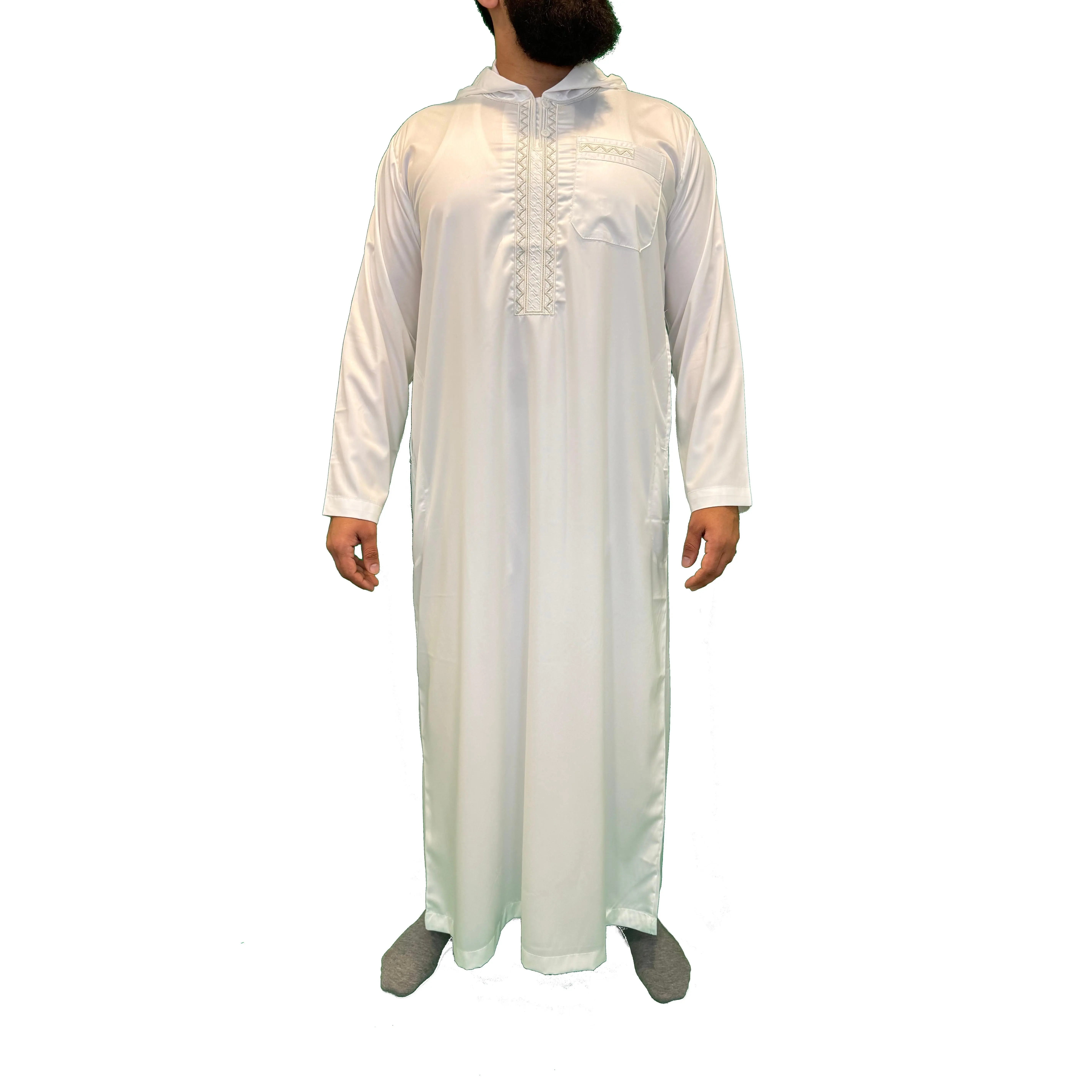Classic Hooded Thobe - White