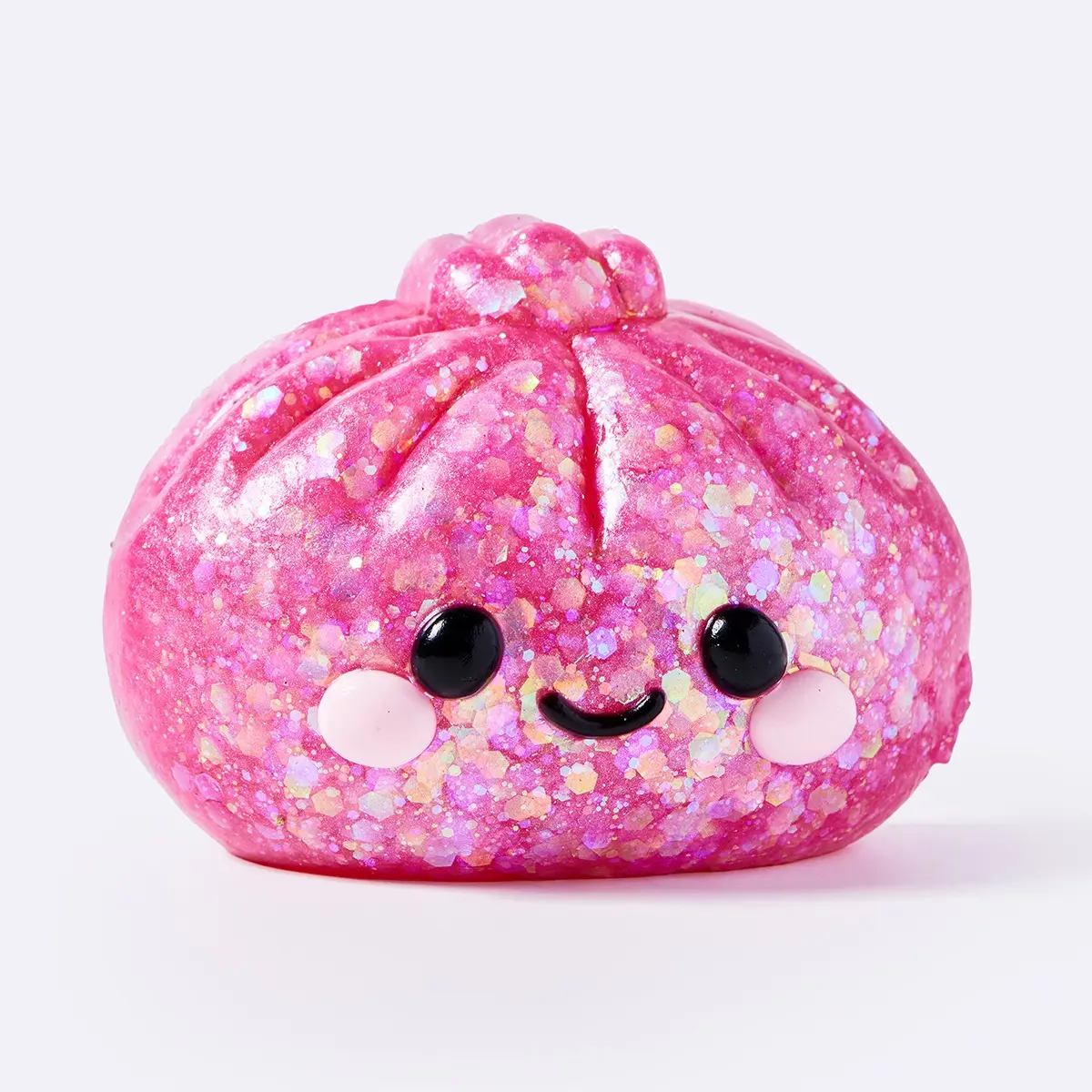 TABA Fuchsia Glitter Plush Dumpling Collectible Toy