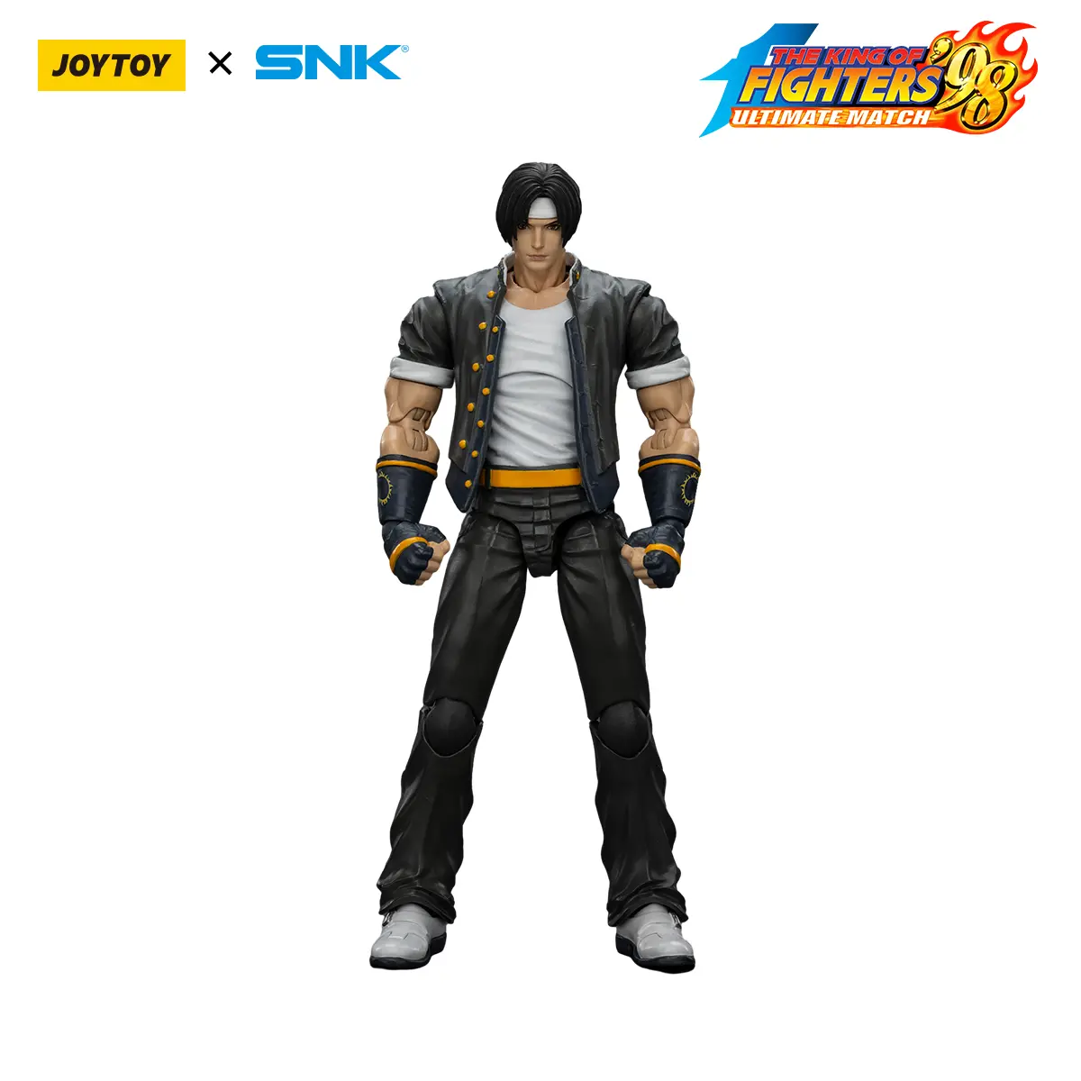 Joytoy 1/18 Highly Detailed Articulated Anime Action Figure - KOF 98UM Hero Team Kyo Kusanagi Model Figure, 12+ Collectible Toy for Birthday Gifts, Articulated Figures