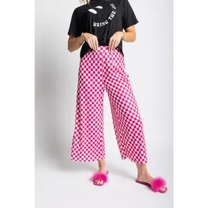 My Reputation Checkered Pants - Pink [S-3X]