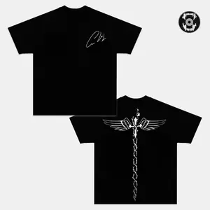 Conor McGregor Double Sided Graphic Tee, UFC MMA Fighter T-Shirt, Vintage Irish Fight Night Fan Merch, The Notorious Shirt, Winged Cross Back Print Shirt, Cotton Streetwear Top, Gift Tee for UFC Fans