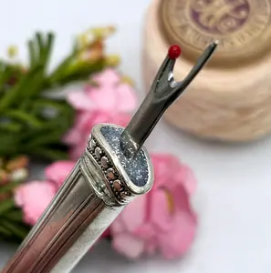 Seam Rippers Handmade Vintage Silverplate Ergonomic Handles -Sewing Quilting Crafting Mother's Day Unique Gift