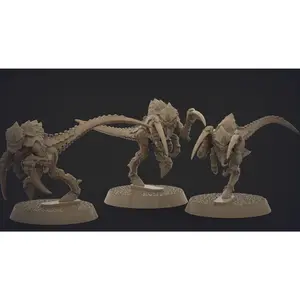 Unpainted Mutant Space bugs style 20 (set of 10)
