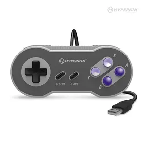 Hyperkin Scout Controller, USB Cable, 10ft, SNES style Controller, Compatible with PC/Mac, Ergonomic, Lightweight