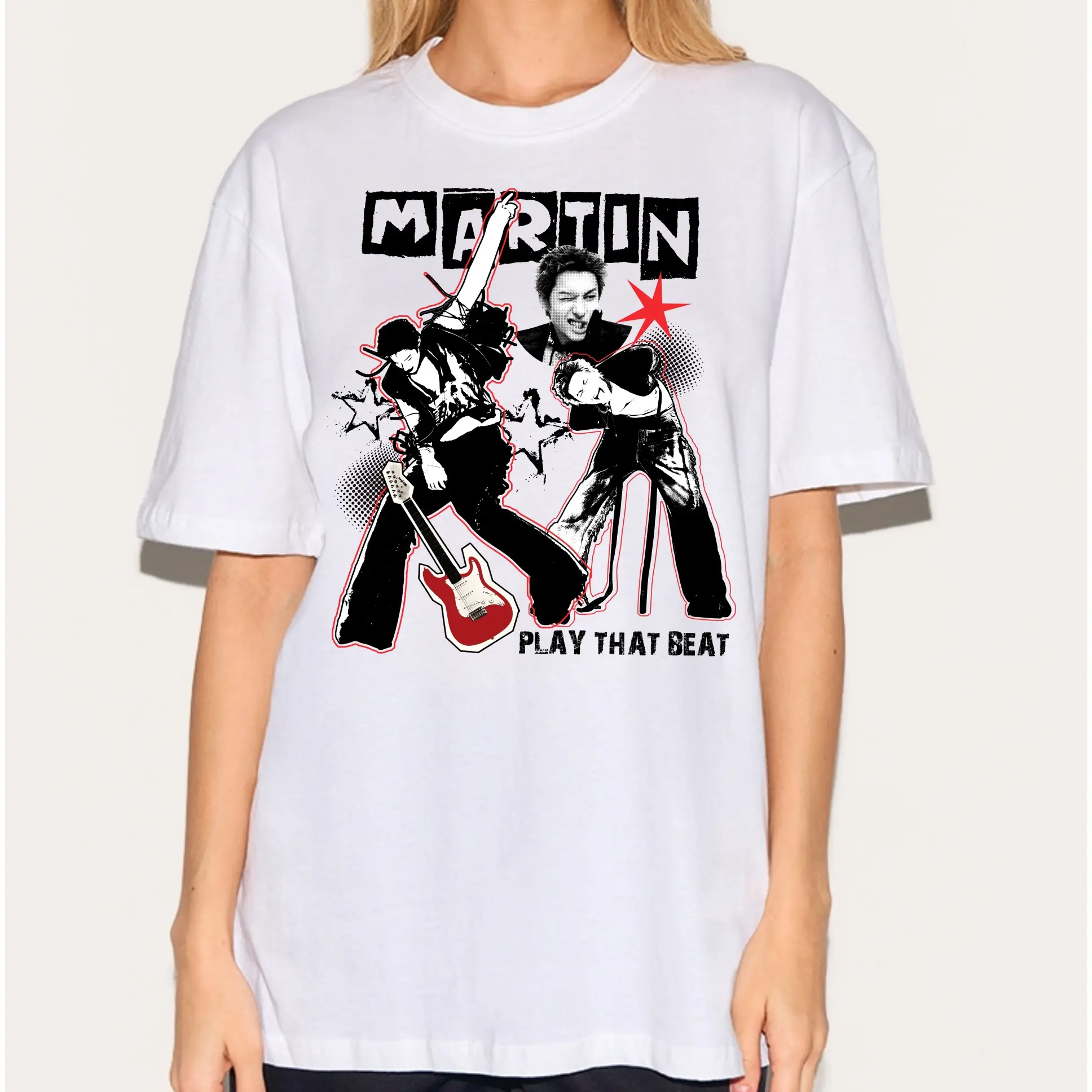 [OG Design] Martin Play That Beat Shirt, Kpop Inspired Shirt, Unisex Shirt, Birthday Gift for Men and Women