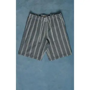 Pacsun Men's Cream Striped Linen Shorts