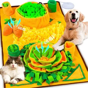 Pet Snuffle Mat for Dogs and Cats Interactive Toy Mat Slow Feeder