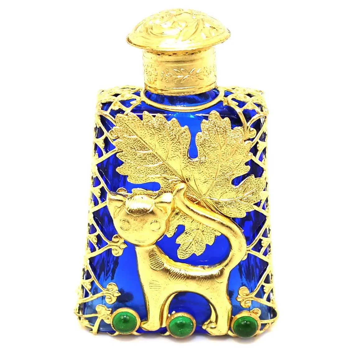 Perfume Oil CAT Victorian Style Decorative Perfume Bottle