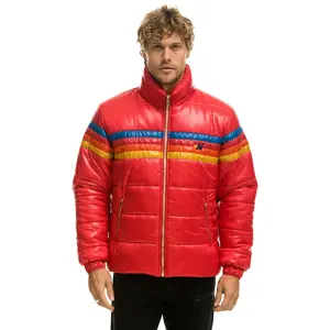 4 STRIPE LUXE TRAVELER JACKET - GLOSSY CHERRY