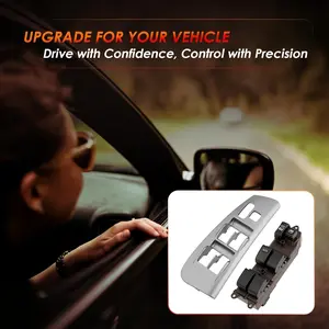 Master Power Window for Switch & Panel Assembly, Door Lock Control Button Driver Side, Compatible for TOYOTA Camry Corolla Matrix Sienna, for SCION XA XB, 2002-2009 Replaces #   84820AA070 74232-01030