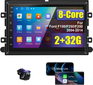 CarpartsX 8-Core Android 13 Car Stereo for Ford F150/F250/F350 (2004-2014) - 7" Touchscreen, Wireless CarPlay, GPS, 2+32GB, AHD Camera&Mic, BT&SWC