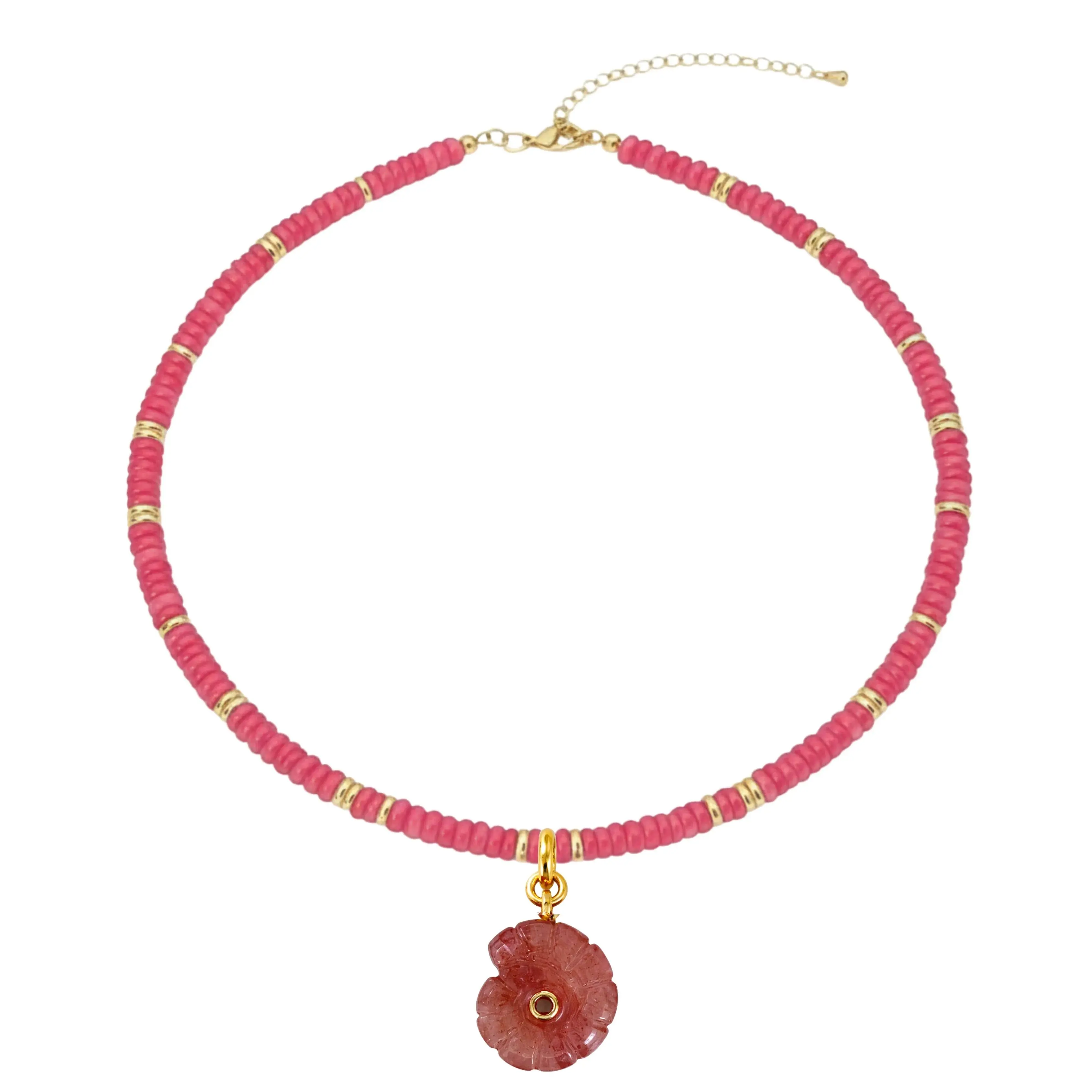 Coastal Portofino Collar - Dark Pink