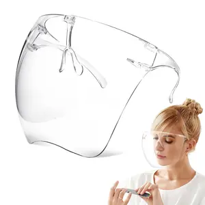 SAVILAND Nail Face Mask for Nail Drill: Salon Clear Visibility & Comfortable Wear Full Face Mask Splash Resistant Quicker DIY Nail Art Tools for Nail Artists Enthusiasts Technicians Salon Studio