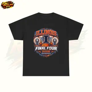 Illinois Final Four 2026 Shirt – Indianapolis March Madness Illini Basketball Graphic Tee