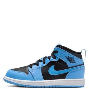 Little Kid's Jordan 1 Mid University Blue/Black-White (DQ8424 401)