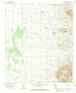 Swallow Fork Peak New Mexico USGS Topographic Quadrangle Map, 1965, 1:24000