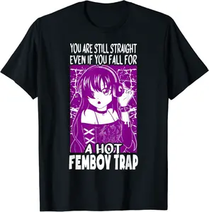Anime Femboy Trap - Cute Femboy Outfit Hot Femboy T-Shirt - Anabelleh Shop 46B0BJ7FGJLH