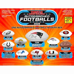 2026 Tristar Hidden Treasures Autographed Footballs