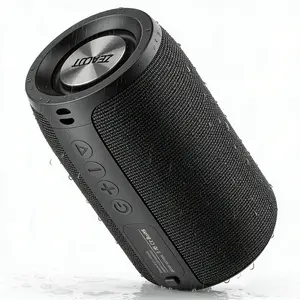 ZEALOT 10W Hi-Fi Bass Speaker, IPX5 Waterproof & Lightweight, Portable, TF/USB/AUX Modes, Extended Battery, Great Bluetooth-compatible Speaker for Outdoor Office Travel Gifts.