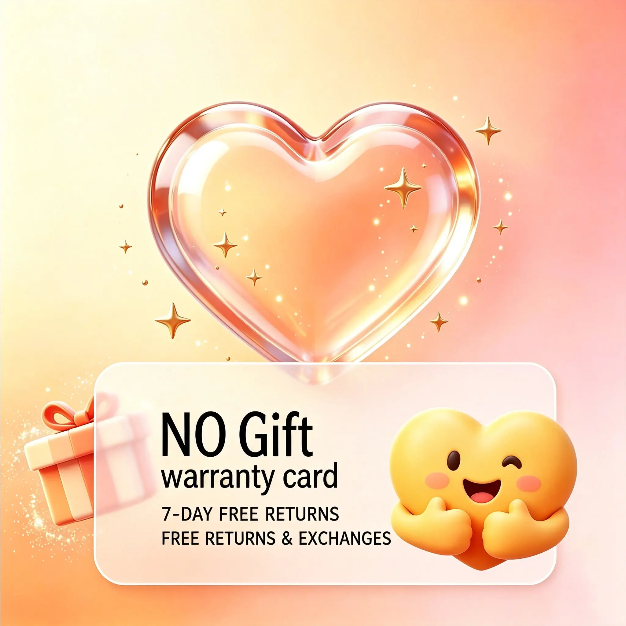 NO GIFT !!! WARRANTY CARD