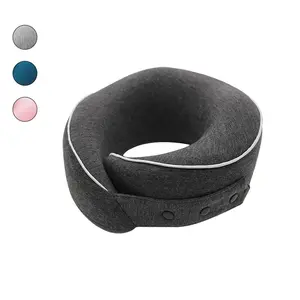 Memory Foam Neck Pillow for Airplane Travel, 360-Degree Support, Foldable Pillow for Office and Car, Comfortable and Portable