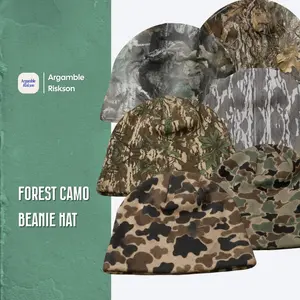 Camo Beanie Hat – Winter Knit Camouflage Skull Cap for Hunting, Outdoor, Tactical & Streetwear